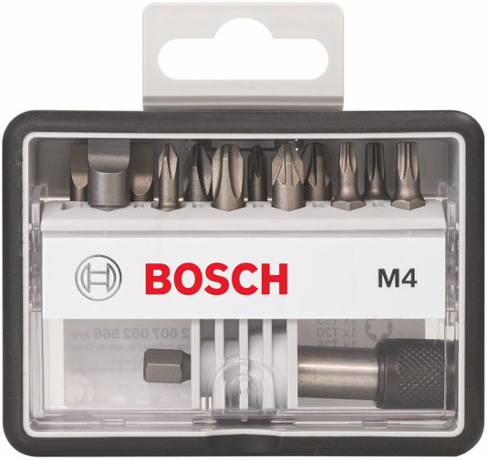 Jogo De Pontas/Bits M4 Extra-Hard Bosch - 2607002566