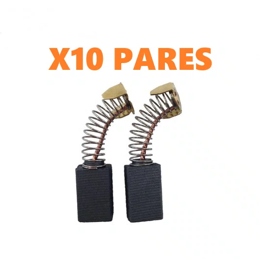 Kit 10 Pares De Escova De Carvão - F000611021 Skil