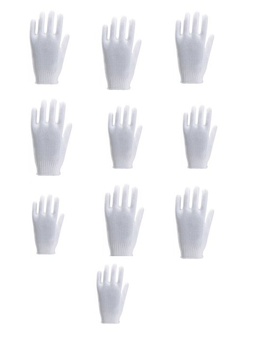 Kit 10 pares Luva Helanca Kalipso 020311 Kalipso - 02.03.1.1