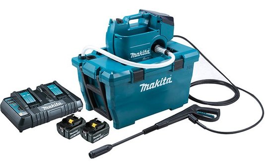 Kit 18v Lavadora + Tupia + Plaina + Lixadeira Makita Bateria