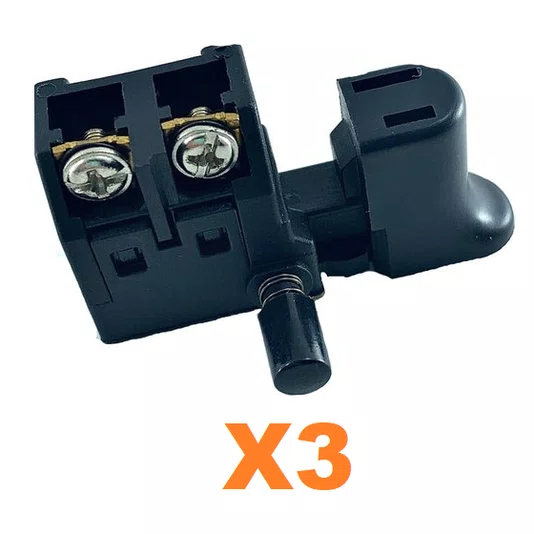 KIT 3 UNIDADES - INTERRUPTOR BOSCH / F000608416 / INTERRUPTOR SERRA MARMORE 9815 BOSCH / SKIL