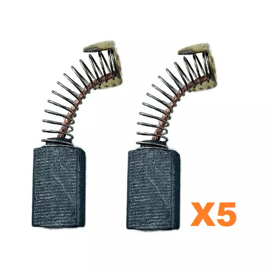 Kit 5 Unidades - Jogo Escova Carvao 5300/5401 127V (2 Pc) - F000611020 - Skil Bosch