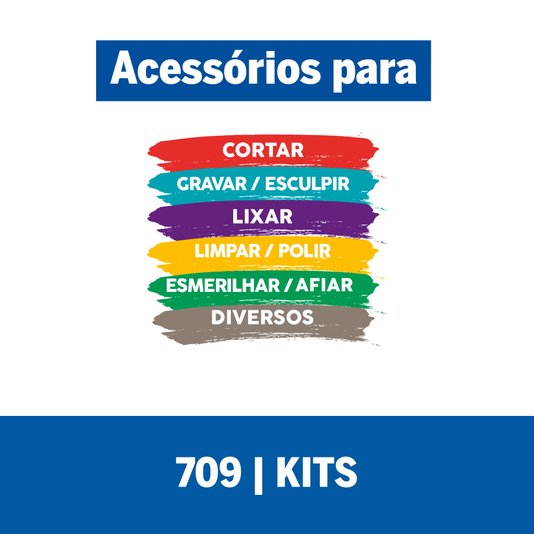 Kit Acessórios Micro Retífica 110 Peças 709 Dremel - 26150709Ad