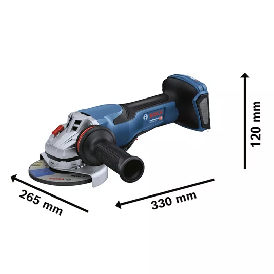 Kit Bosch Esmerilhadeira 5" GWS 18V-15 P + 2 Baterias 2Ah e Carregador Bivolt