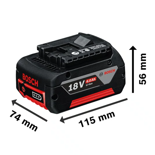 Kit Bosch Motosserra GKE 18V-40 + 2 Baterias 4Ah e Carregador Bivolt