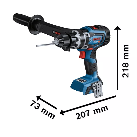 Kit Bosch Parafusadeira de Impacto GSB 18V-150 C + 2 Baterias 8Ah Pro Core e Carregador 220V