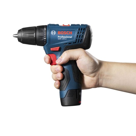 Kit Bosch Parafusadeira/Furadeira De Impacto + Jogo De Ponteiras (32Pçs)  Gsb 120-Li 12V