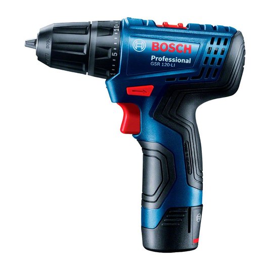 Kit Bosch Parafusadeira/Furadeira De Impacto + Jogo De Ponteiras (32Pçs)  Gsb 120-Li 12V