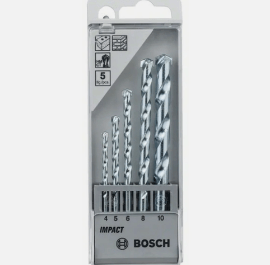 Kit Broca Impacto 4,5,6,8,10 Mm 2608590090 - Bosch - 5 Peças