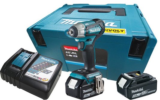 Kit Combo Chave de Impacto DTW180RTJ + Esmerilhadeira DGA504 Bateria Makita