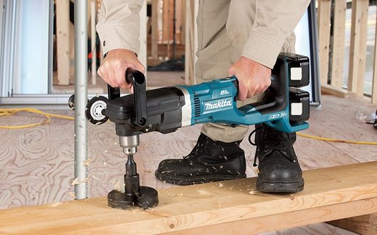 Kit Combo Parafusadeira e Furadeira Angular Bateria Makita 18v