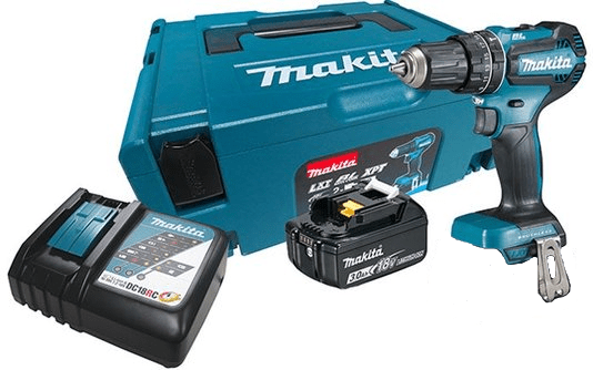 Kit Combo Parafusadeira Furadeira Kit-DHP485RF1J + Martelete DHR171Z Makita a Bateria