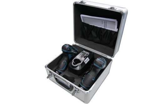 Kit Combo Parafusadeira + Parafusadeira de Impacto + Aspirador 12v Makita