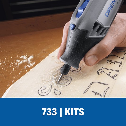 Kit De 20 Acessórios Para Madeira Micro Retífica Dremel - 733 - 26150733Ab