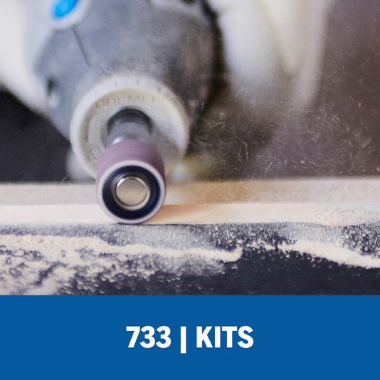 Kit De 20 Acessórios Para Madeira Micro Retífica Dremel - 733 - 26150733Ab