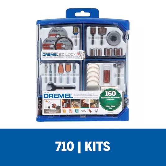 Kit De Acessorios Multiuso 160 Pcs Dremel - 710 - 26150710Ak