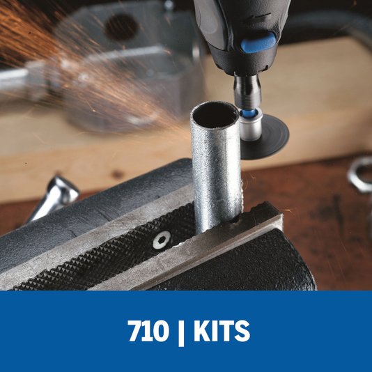 Kit De Acessorios Multiuso 160 Pcs Dremel - 710 - 26150710Ak