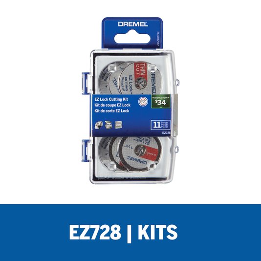 Kit Acessórios Retífica P/ Cortar 11 Pçs Dremel Ez728 - 2615E728Ab