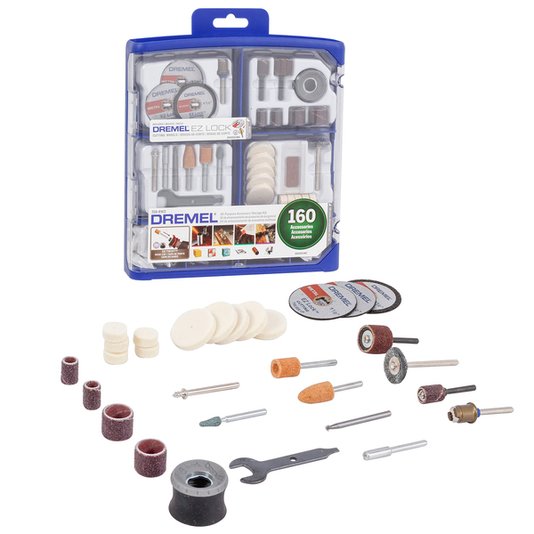 Kit De Acessorios Multiuso 160 Pcs Dremel - 710 - 26150710Ak