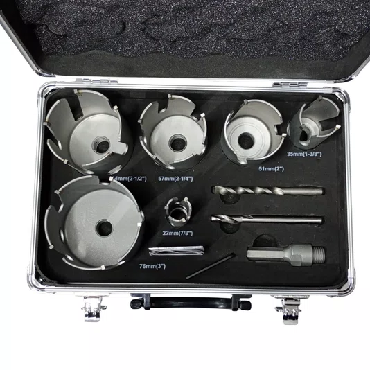 Kit De Serras Copos (22-76Mm) Tct Multimateriais Com 9 Peças Makita -  D-51297