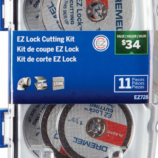 Kit Acessórios Retífica P/ Cortar 11 Pçs Dremel Ez728 - 2615E728Ab