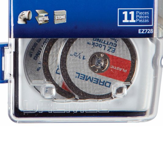 Kit Acessórios Retífica P/ Cortar 11 Pçs Dremel Ez728 - 2615E728Ab