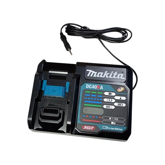 Kit Makita Aspirador De Pó Portátil 40V + Bateria 2,5Ah E Carregador Dc40Ra - Cl004Gd101