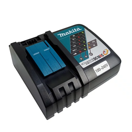 Kit Makita Esmerilhadeira Angular 125Mm 18V Brushless + 1 Bateria 3Ah + Carregador Bivolt - Dga504Z-Promo