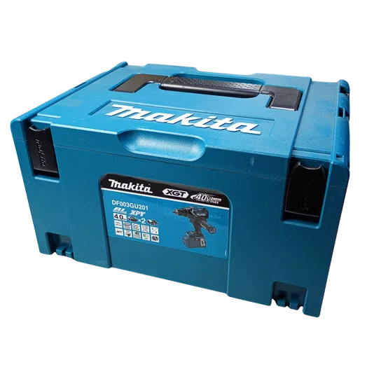 Kit Makita Parafusadeira/Furadeira 13Mm 40V 180Nm + 2 Baterias 4.0Ah + Carregador Bivolt E Maleta - Df003Gu201