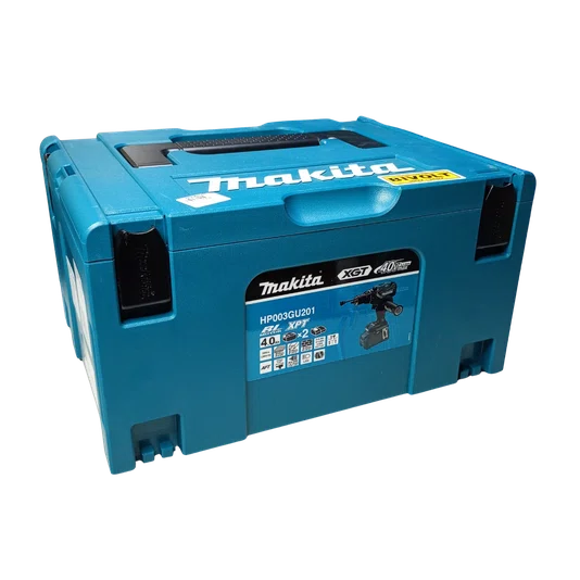 Kit Parafusadeira/Furadeira De Impacto 13Mm 40V Hp003G + 2 Baterias 4 Ah + Carregador Bivolt E Maleta Makita - Hp003Gu201