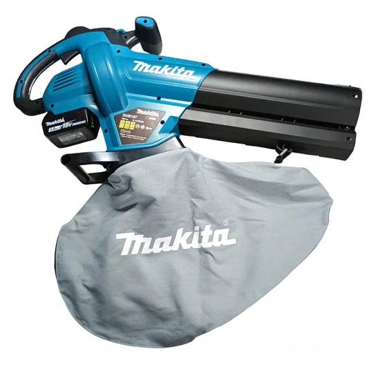 Kit Makita Soprador/Aspirador 18V Brushless Dub187Z + Bateria 18V 3Ah Bl1830B + Carregador Bivolt Dc18Wc - Dub187Zc
