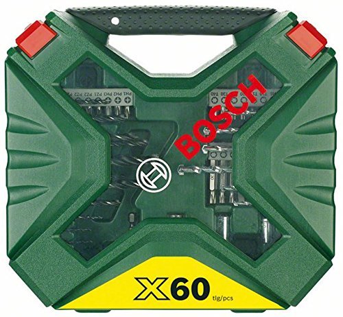 Kit Para Parafusar E Furar Bosch 60 Peças - 2607010611