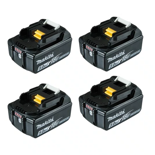 Kit Soprador Dub362+ Parafusadeira Dhp453+ 4 Baterias Bl1850B + Carregador Dc18Sh + Maleta Mpac Makita