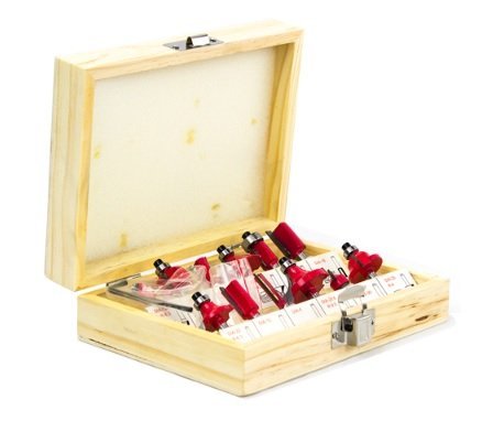 Kit Tupia 6mm Makita Com Base Articulada+ Jogo 12 Fresas Madeira 6MM Lotus