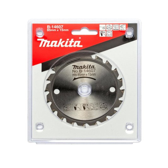 Disco De Serra Tct 85Mm 20 Dentes Para Hs300D E Hs301D B-14607 Makita