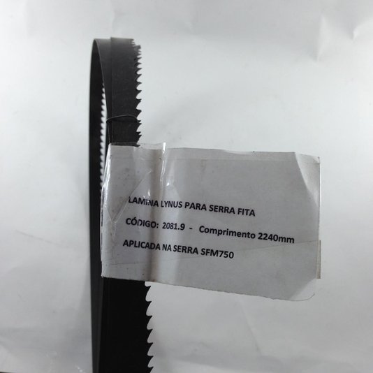 Lamina De Serra Sfm-750 - 00002081.9 - Lynus