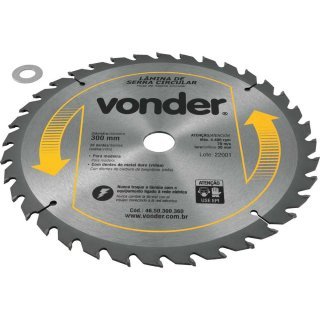 Lamina Serra Circ Videa 300X30X36D Vond 4650300360