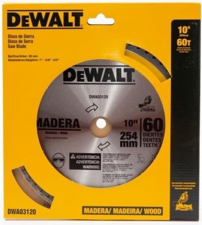 Lamina Serra Esquadria10 60 Dentes Madeira - Dwa03120 - Black&Decker