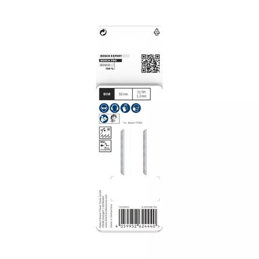 Lâmina T121Afc 2 Un. Para Serra Tico Tico  Bosch - 2608655095