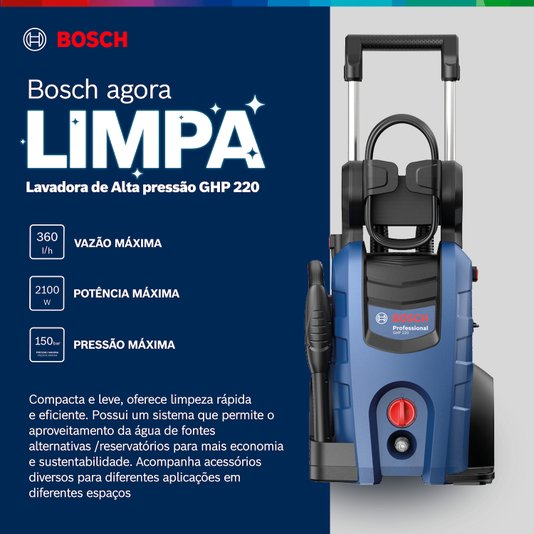 Lavadora De Alta Pressao Ghp 220 220V 0600910Ee0