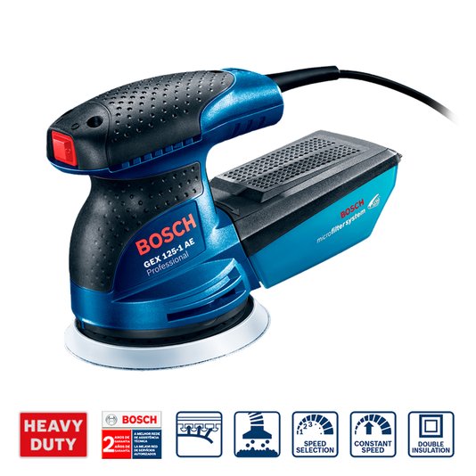 Lixadeira Excentrica Gex 125-1 Ae Professional Bosch - 06013875E0