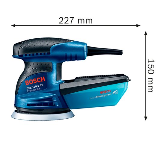 Lixadeira Excentrica Gex 125-1 Ae Professional Bosch - 06013875E0
