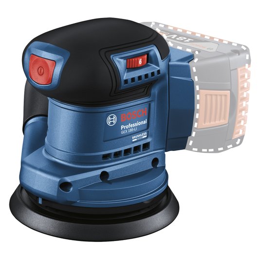 Lixadeira Roto Orbital Gex 185Li Sb Bosch - 06013A50E0