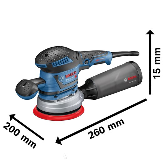Lixadeira Orbital Bosch Gex 40-150, 400W 220V - 060137B2E0 - Bosch