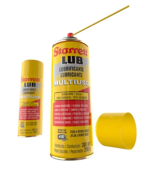 Lubrificante Spray 300Ml Lub Starrett - 5140000300 - Vonder