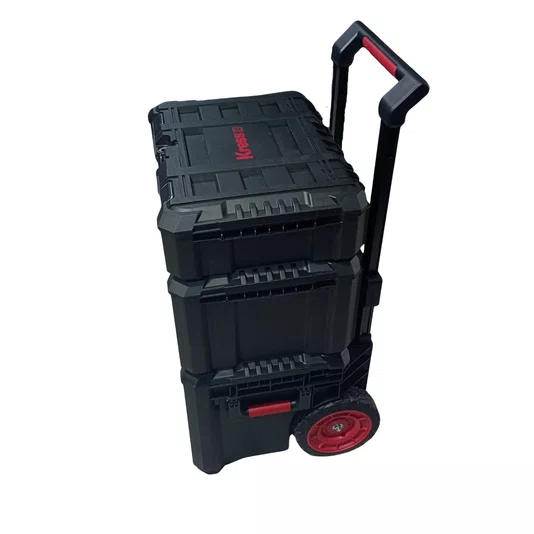 Maleta De Transporte 3 Em 1 Com Rodas Kress - Ka4236