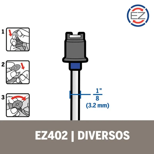 Mandril Ez Lock Aperto Rápido Dremel - Ez402 - 2615E402Ac