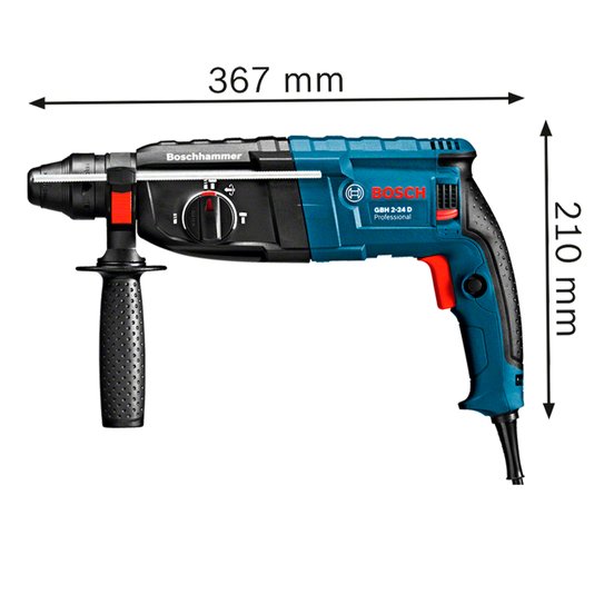 Martelete Rompedor 06112A02E6 Gbh 2-24 D 820W 220V - Bosch