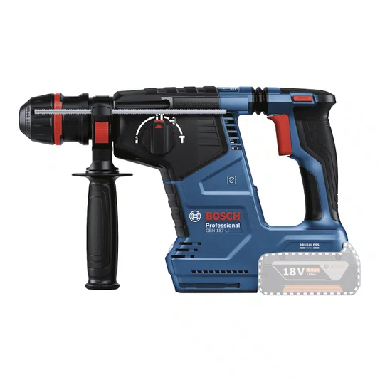 Martelete Perfurador/Rompedor 18V Gbh 187-Li Sb  Bosch - 06119231E1