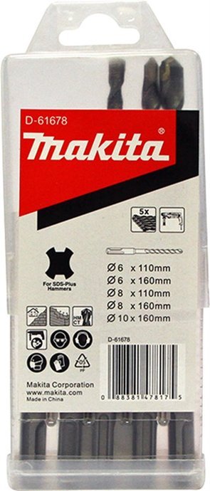 Martelete Perfurador a Bateria 20V - KRESS-KUC50 -  Conjunto de Brocas SDS-PLUS D-61678